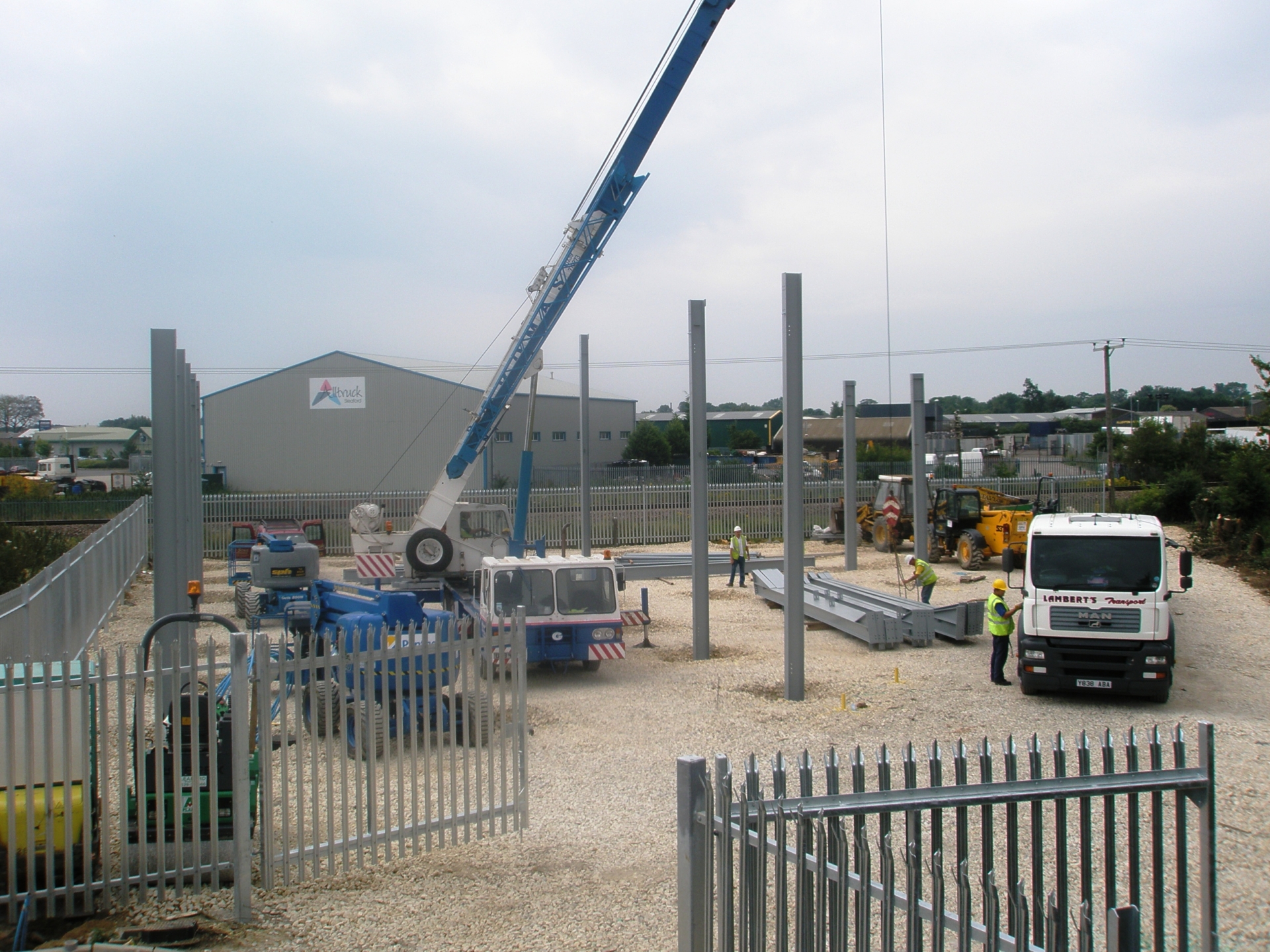 Construction phases or equipment use